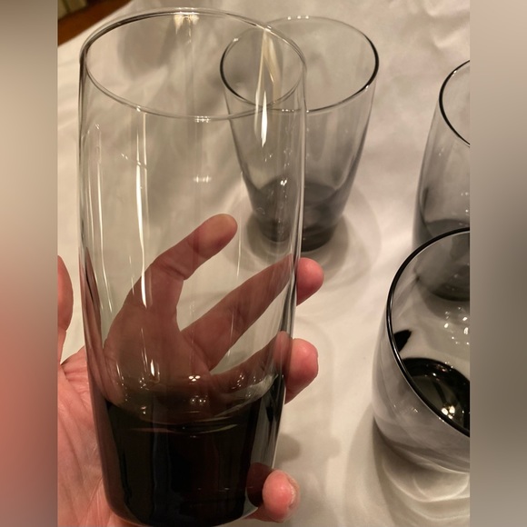 Set of 6 Libbey Classic Smoke Gray Cooler Tumbler Glasses Large, Bar Drinkware - Picture 6 of 7